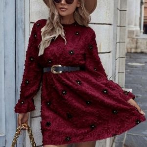 Beautiful virgin dress with fussy detail